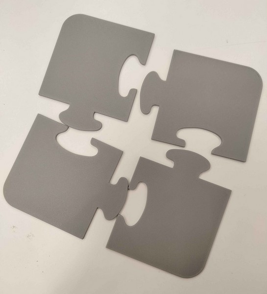 3D Printed Jigsaw Pieces